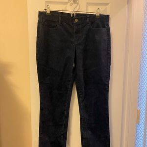 J Crew Navy Corduroy Jeans NWOT